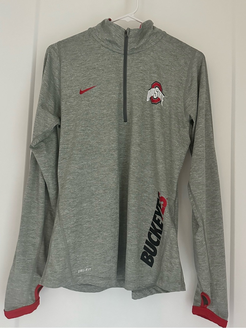 THE Ohio State Women’s Dri-FIT Quarter-Zip Pullover